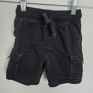 Black Cargo Shorts Size 3t